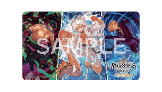 25-26 Regional Champion Playmat"" (Zoro / Luffy / Sanji) Playmat