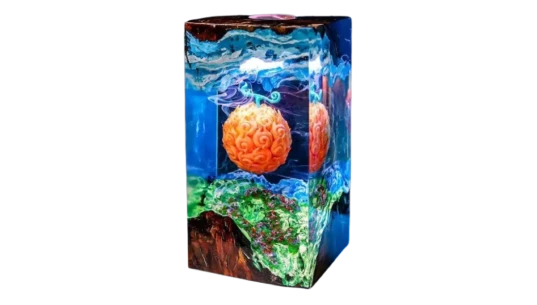 Cursed Devil Fruit Resin LED Night Lamp