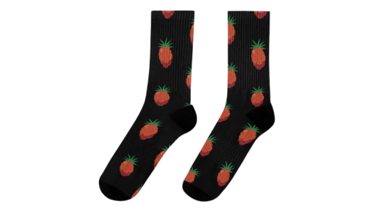 Bara Bara No Mi Devil Fruit Buggy Socks - Black/Multicolor