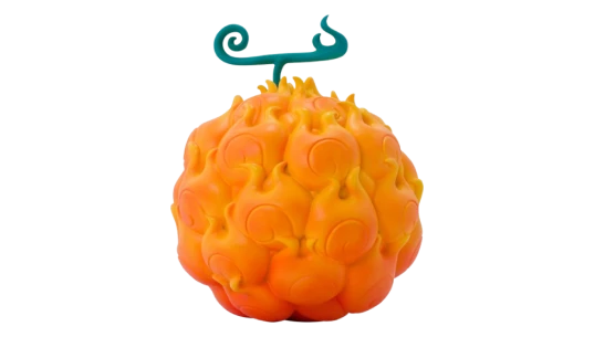 Flame-Flame Fruit Mera Mera Nomi Collectible Decor