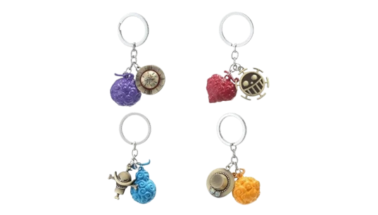 Devil Fruit Keychain 4 Pieces Set