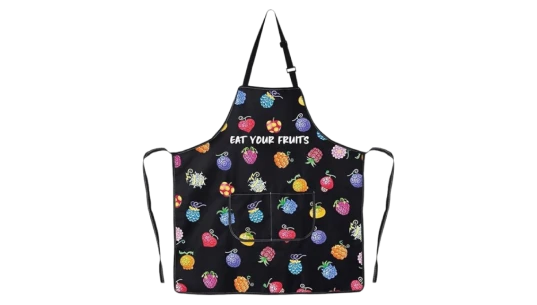 Devil Fruits Kitchen Apron - Black/Multicolor