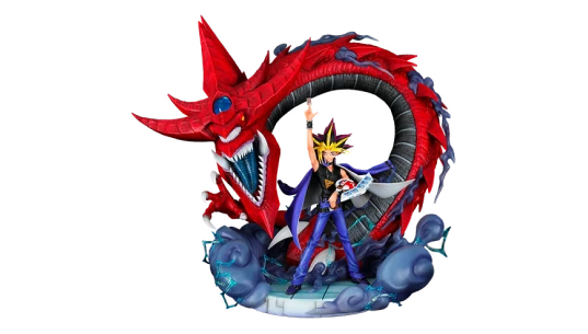 Yami Yugi & Slifer the Sky Dragon Statue