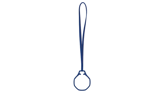Royal Pop / Leather Lanyard Orenji Hachi