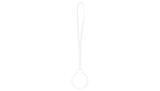Royal Pop / Leather Lanyard Huit Blanc