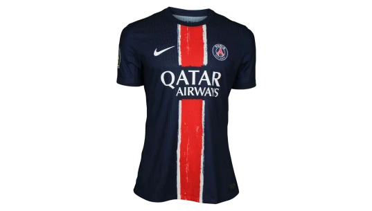 Bradley Barcola Match Worn 2024 Jersey