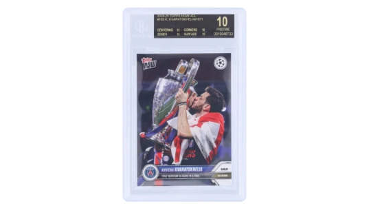 Khvicha Kvaratskhelia 2024-25 Topps Now UCL (Card #163)