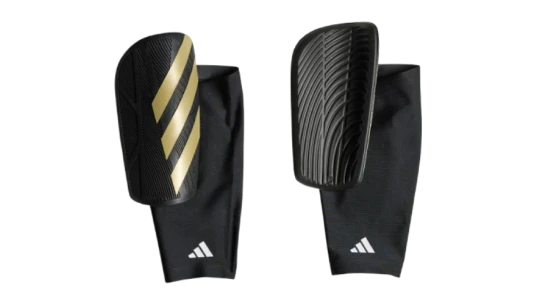 Tiro Competition Shin Guards - Black/Gold Metallic/White