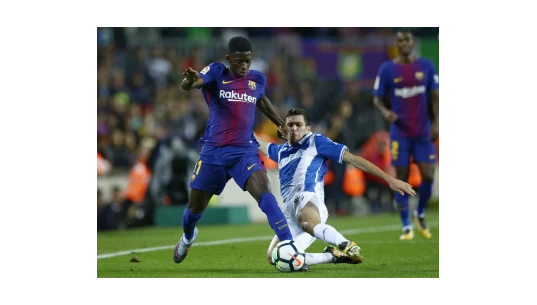 Ousmane Dembele Autographed Photo 11x14 Beckett BAS COA 1C
