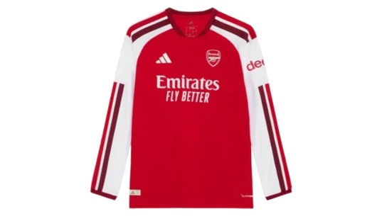 Premier League Champions Long Sleeved Authentic Home Shirt - Red/White/Gold