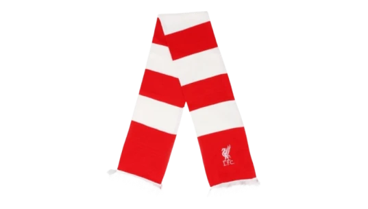 Bar Scarf - Red/White