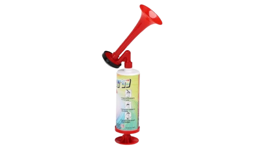 Hand-Push Football Air Horns for Stadium Cheering, 2-Pack