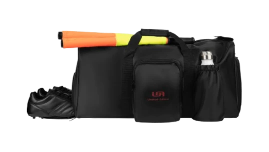 Waterproof Referee Bag - Black/Red