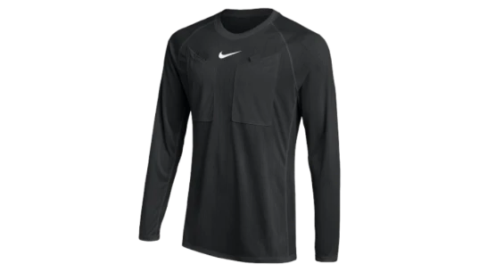 Referee III LS Shirt - Black/White