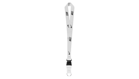 Logo Lanyard - White/Black