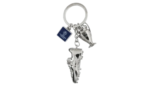 Football Boot & Mini Trophy Replica Keyring