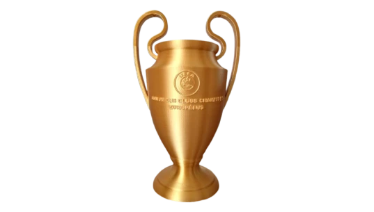 UEFA Champions League Gold Replica Trophy - UCL Mini Cup Model