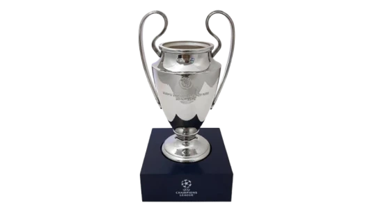 Champions League 150mm 3D Replica Trophy with Stand