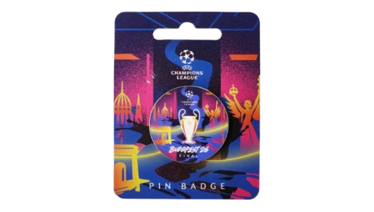 Budapest 26 UCL Final Roundel Pin Badge