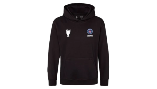 PSG UCL Champions 2026 Hoodie - Black