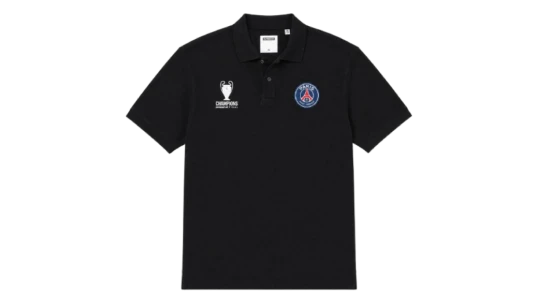 PSG UCL Champions 2026 Polo - Black
