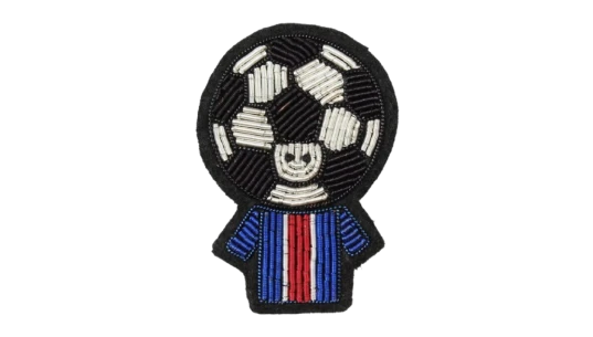 Football Head Brooche - Multicolor