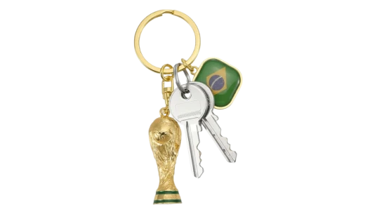 FIFA World Cup 2026 Edition Brazil Trophy Keychain