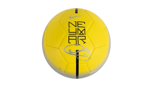 Signed Yellow Prestige Football