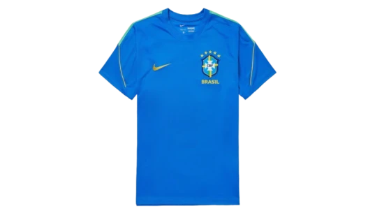 Dri-FIT Soccer Replica Shorts Brazil 2026 Stadium Home - Blue/Green/Yellow