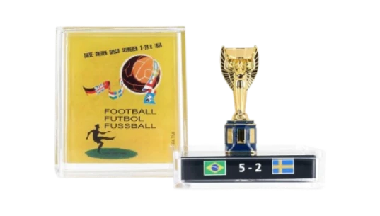 45mm Licensed 1958 World Cup Replica Trophy