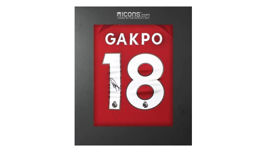 Cody Gakpo Back Signed 2022-23 Home Shirt In Deluxe Packaging