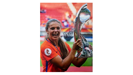 Lieke Martens Signed Netherlands Photo: Womens EURO 2017 Winner