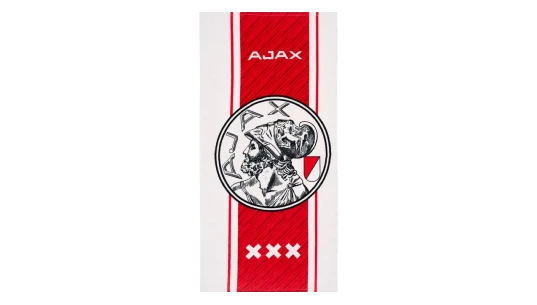 Ajax Logo Towel 70x140 cm - White/Red