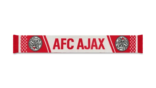 Ajax Logo Fan Scarf - Red/White/Black