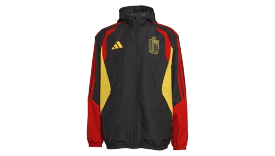 Belgium Training All Weather Jacket - Black/Red/Yellow