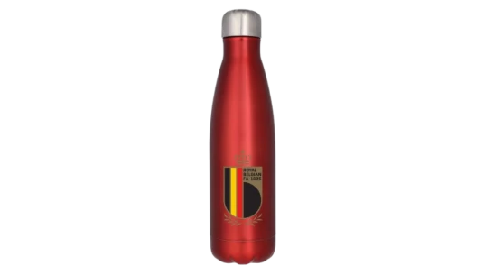 Belgium National Team Logo Stainless Steel 500ml Drink Bottle - Red
