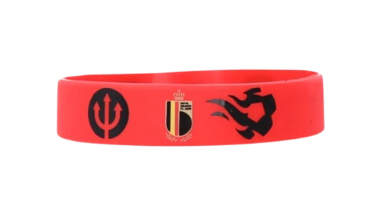 Belgium FA Silicone Wristband - Red