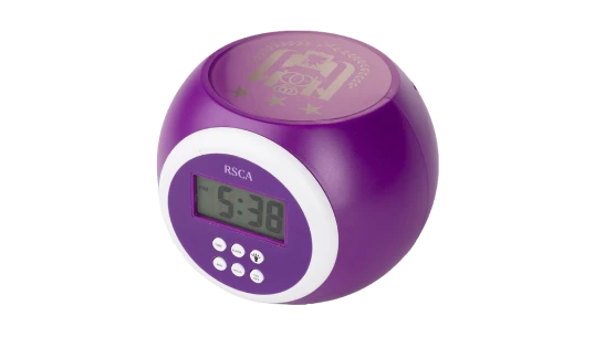 RSCA Alarm Clock - Purple/White