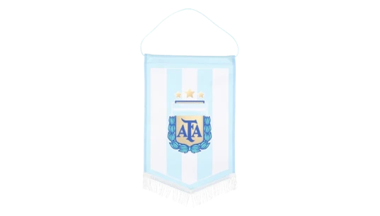 Argentina Pennant - White/Sky Blue