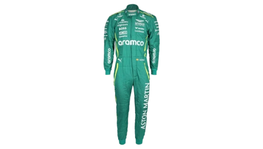 Fernando Alonso Aramco F1 Team 2025 Grand Prix Used Race Suit - Austrian GP