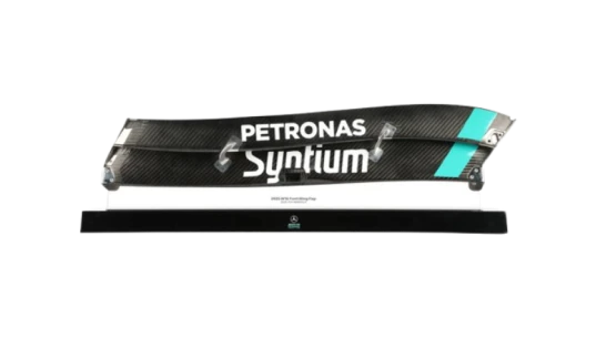 Mercedes 2025 Left Front Wing Flap on Display Stand