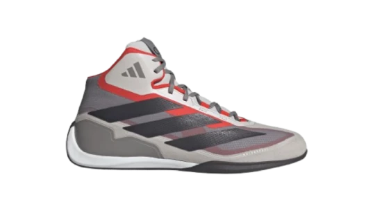 Feroza Mid Trainers - Red/White/Grey