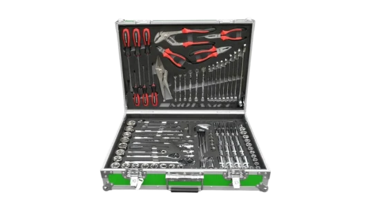 122pc Motorsport Hand Tools Kit - Socket Spanner Screwdriver Set Flight Case