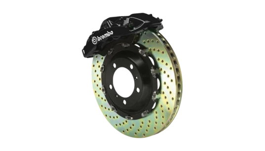 Gran Turismo Big Brake Kit With 2-Piece Cast Calipers And 2-Piece Discs