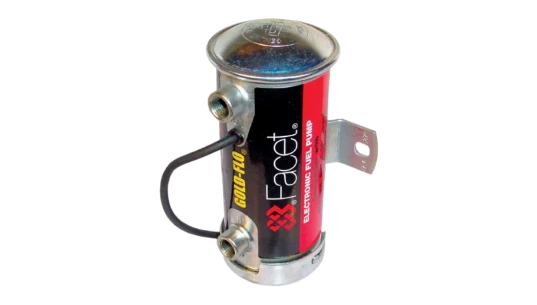 Cylindrical Red Top Fuel Pump 6-8 PSI - 45 GPH - Kit