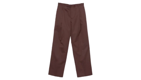 Pleated Trousers - Brown