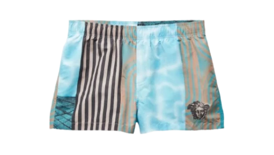 Printed Swim Shorts - Blue