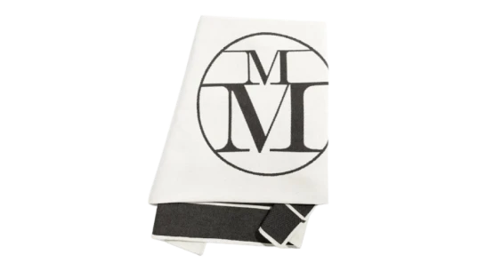 Aida Logo-Print Cotton Towel - Cream