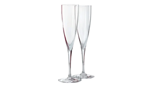 Dom Perignon Champagne Flute Set Of 2 - Clear