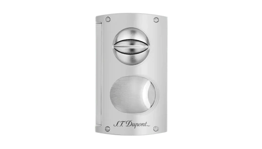 Cigar Cutter Double Blade - Silver